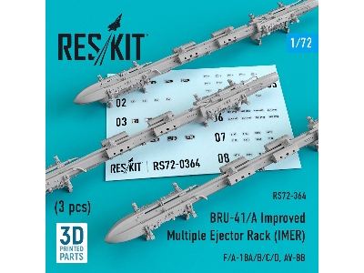 Bru-41/A Improved Multiple Ejector Rack (Imer) (3 Pcs) (F/A-18a/B/C/D, Av-8b) - image 1