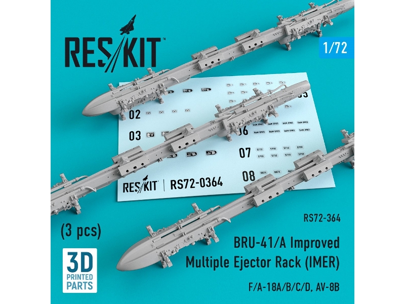 Bru-41/A Improved Multiple Ejector Rack (Imer) (3 Pcs) (F/A-18a/B/C/D, Av-8b) - image 1