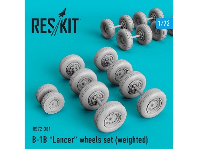 B-1b Lancer Wheels Set (Weighted) - image 1