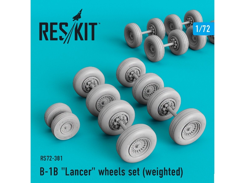 B-1b Lancer Wheels Set (Weighted) - image 1