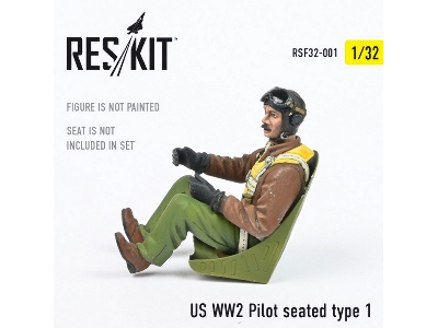 Us Ww2 Pilot Seated Type 1 - image 1
