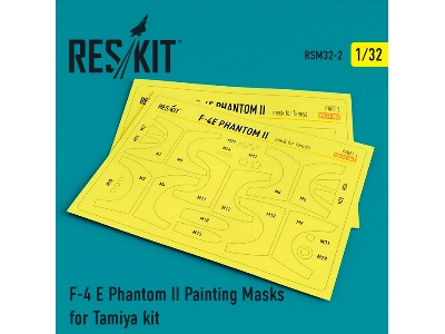 F-4 E Phantom Ii Painting Masks For Tamiya Kit - image 1