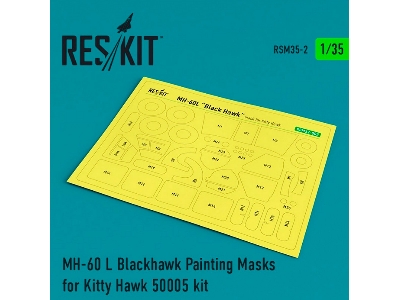 Mh-60 L Blackhawk Painting Masks For Kitty Hawk 50005 Kit - image 1
