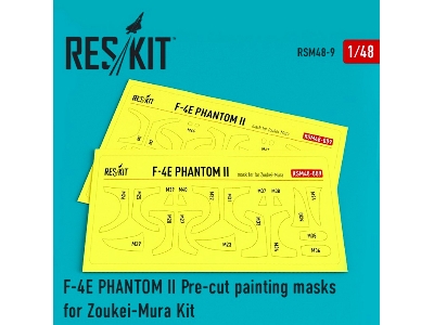 F-4 E Phantom Ii Pre-cut Painting Masks For Zoukei-mura Kit - image 1
