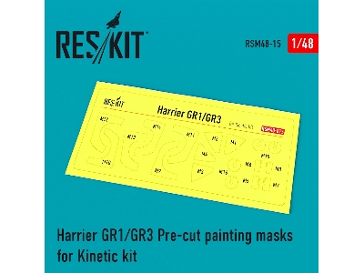 Harrier Gr1/ Gr3 Pre-cut Painting Masks - image 1