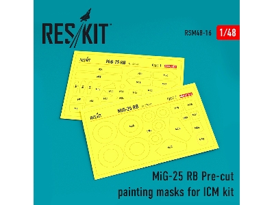 Mig-25 Rb Pre-cut Painting Masks - image 1