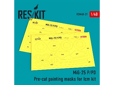 Mig-25 P/Pd Pre-cut Painting Masks - image 1