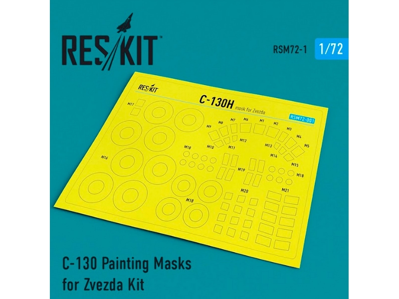 C-130 Painting Masks For Zvezda Kit - image 1