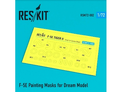 F-5e Tiger Ii Painting Masks For Dream Model Kit - image 1