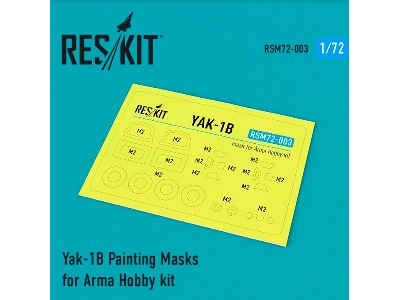 Yak-1b Painting Masks For Arma Hobby Kit - image 1