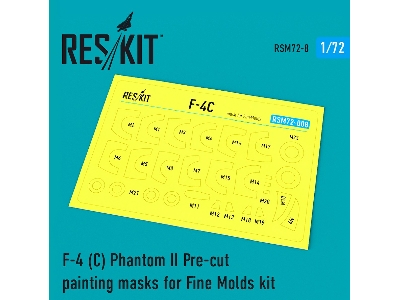 F-4 (C) Phantom Ii Pre-cut Painting Masks - image 1