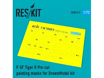 F-5f Tiger Ii Pre-cut Painting Masks - image 1