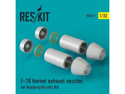 F-18 Hornet Exhaust Nozzles For Academy/Kinetic Kit - image 1