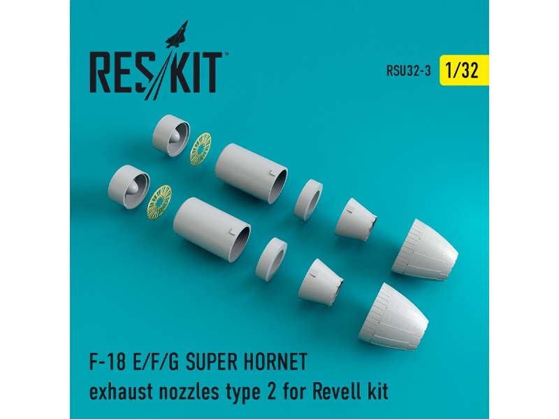 F-18 Super Hornet Type 2 Exhaust Nozzles For Revell - image 1