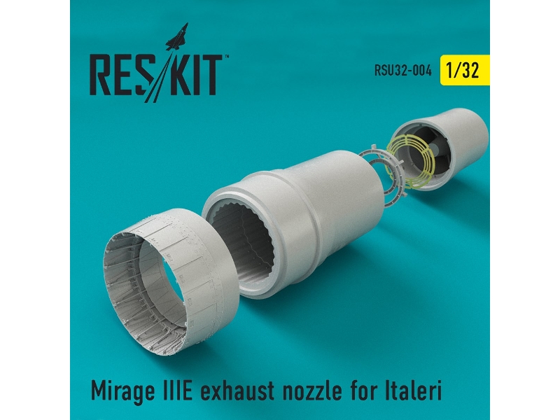 Mirage Iiie Exhaust Nozzle For Italeri - image 1 Mirage Iiie Exhaust Nozzle For Italeri - image 1