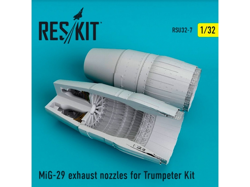 Mig-29 Exhaust Nozzles For Trumpeter Kit - image 1