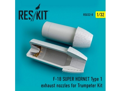 F-18 E/ G Super Hornet Type 1 Exhaust Nozzles For Trumpeter Kit - image 1