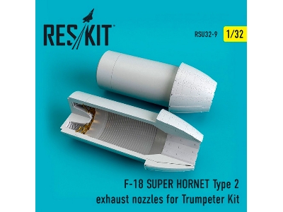 F-18 E/ G Super Hornet Type 2 Exhaust Nozzles For Trumpeter Kit - image 1