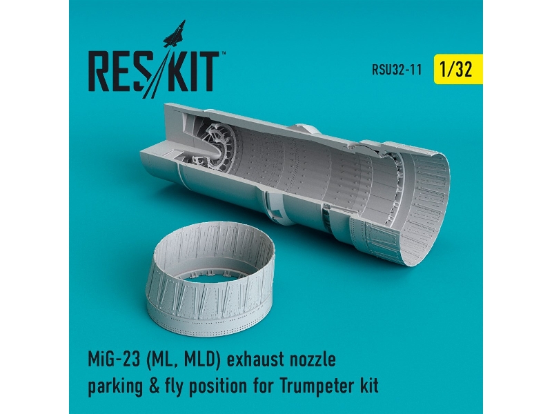 Mig-23 (Ml, Mld) Exhaust Nozzle Parking & Fly Position For Trumpeter Kit - image 1