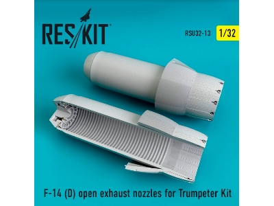 F-14 D Open Exhaust Nozzles For Trumpeter Kit - image 1