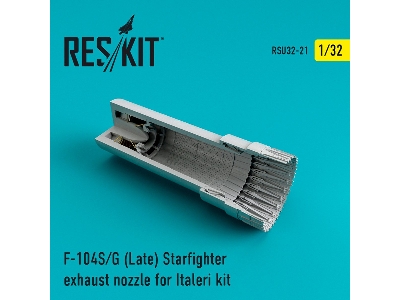 F-104 Starfighter (S/G Late) Exhaust Nozzle For Italeri Kit - image 1