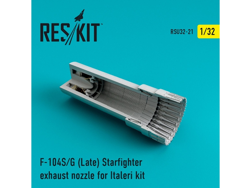 F-104 Starfighter (S/G Late) Exhaust Nozzle For Italeri Kit - image 1