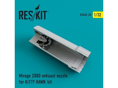 Mirage 2000 Exhaust Nozzles For Kitty Hawk Kit - image 1