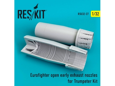 Eurofighter Open Early Type Exhaust Nozzles For Trumpeter Kit - image 1