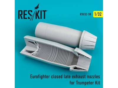Eurofighter Closed Late Type Exhaust Nozzles For Trumpeter Kit - image 1