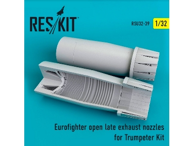 Eurofighter Open Late Type Exhaust Nozzles For Trumpeter Kit - image 1