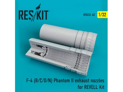 F-4 B/ C/ D/ N Phantom Ii Exhaust Nozzles For Revell Kit - image 1
