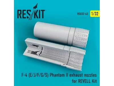 F-4 E/ J/ F/ G/ S Phantom Ii Exhaust Nozzles For Revell Kit - image 1