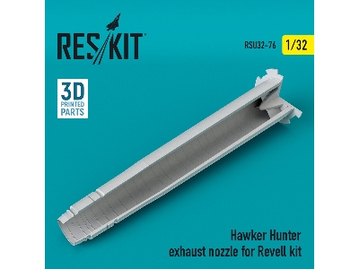 Hawker Hunter Exhaust Nozzle For Revell Kit - image 1