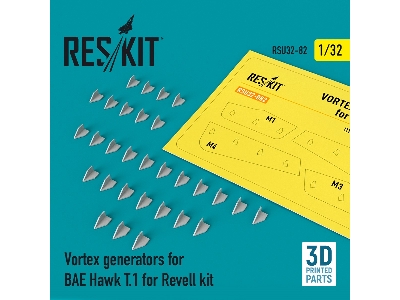 Vortex Generators For Bae Hawk T.1 For Revell Kit - image 1