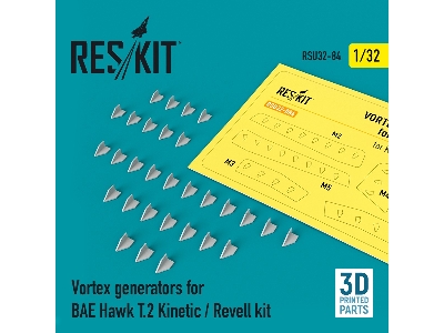 Vortex Generators For Bae Hawk T.2 Kinetic / Revell Kit - image 1