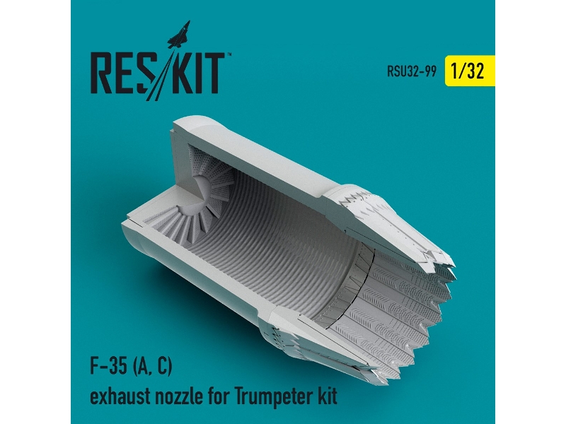 F-35 (A, C) Exhaust Nozzle For Trumpeter Kit - image 1