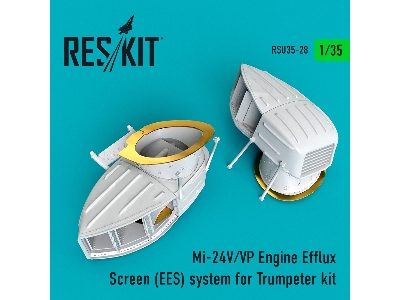 Mi-24v/Vp Engine Efflux Screen (Ees) System For Trumpeter Kit - image 1