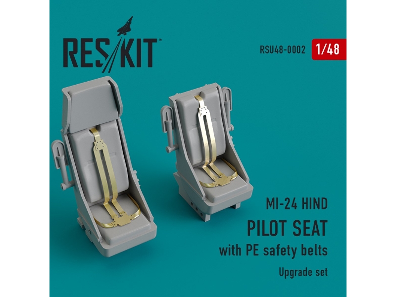 Mi-24 Hind. Pilot Seat With Pe Safety Belts - image 1