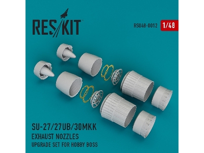 Su-27/27ub/30mkk Exhaust Nozzles For Hobby Boss - image 1