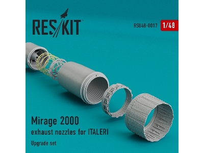 Mirage 2000 Exhaust Nozzles Italeri - image 1