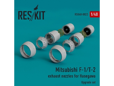 Mitsubishi F-1/T-2 Exhaust Nozzles For Hasegawa - image 1