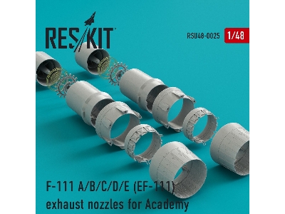 F-111 A/B/C/D/E (Ef-111) Exhaust Nozzles For Academy Kit - image 1