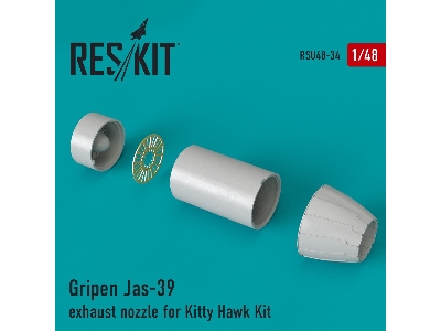 Gripen Jas-39 Exhaust Nozzle For Kitty Hawk Kit - image 1