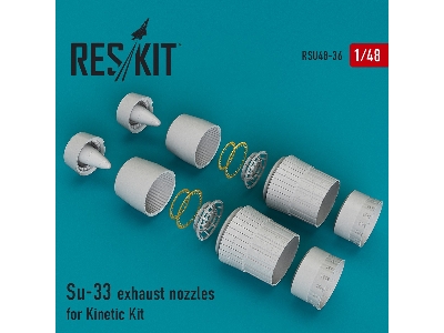 Su-33 Exhaust Nozzles For Kinetic Kit - image 1