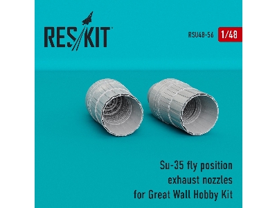 Su-35 Fly Position Exhaust Nozzles For Great Wall Hobby Kit - image 1