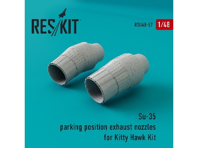 Su-35 Parking Position Exhaust Nozzles For Kitty Hawk Kit - image 1