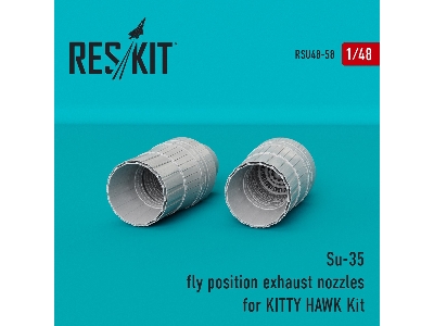 Su-35 Fly Position Exhaust Nozzles For Kitty Hawk Kit - image 1