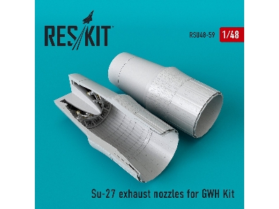 Su-27 Exhaust Nozzles For Gwh Kit - image 1