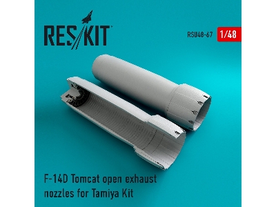 F-14d Tomcat Open Exhaust Nozzles For Tamiya Kit - image 1