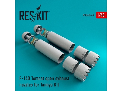 F-14d Tomcat Open Exhaust Nozzles For Tamiya Kit - image 2